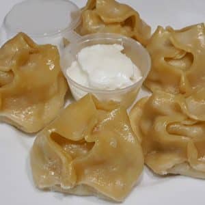 манты с курицей фото